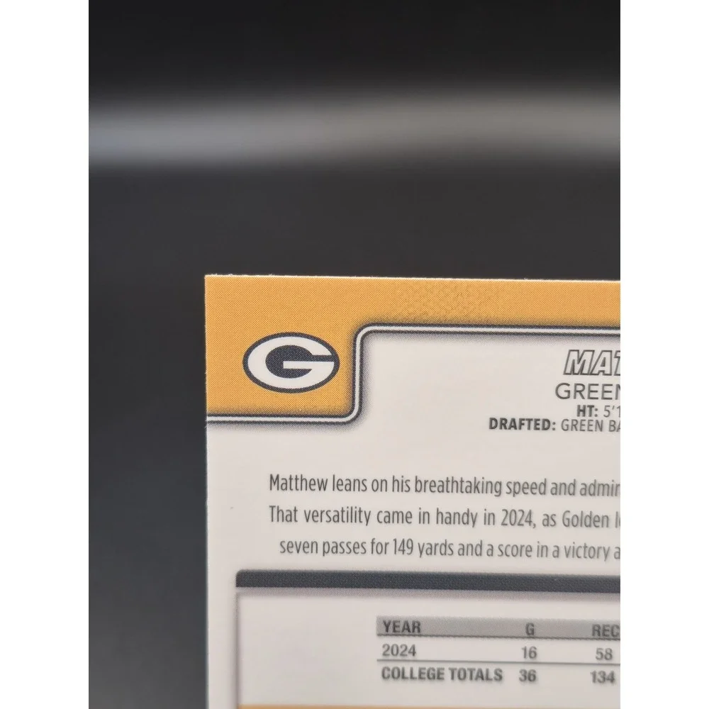 2025 Topps Chrome Matthew Golden #333 Fanatics Exclusive Logofractor (RC) SP